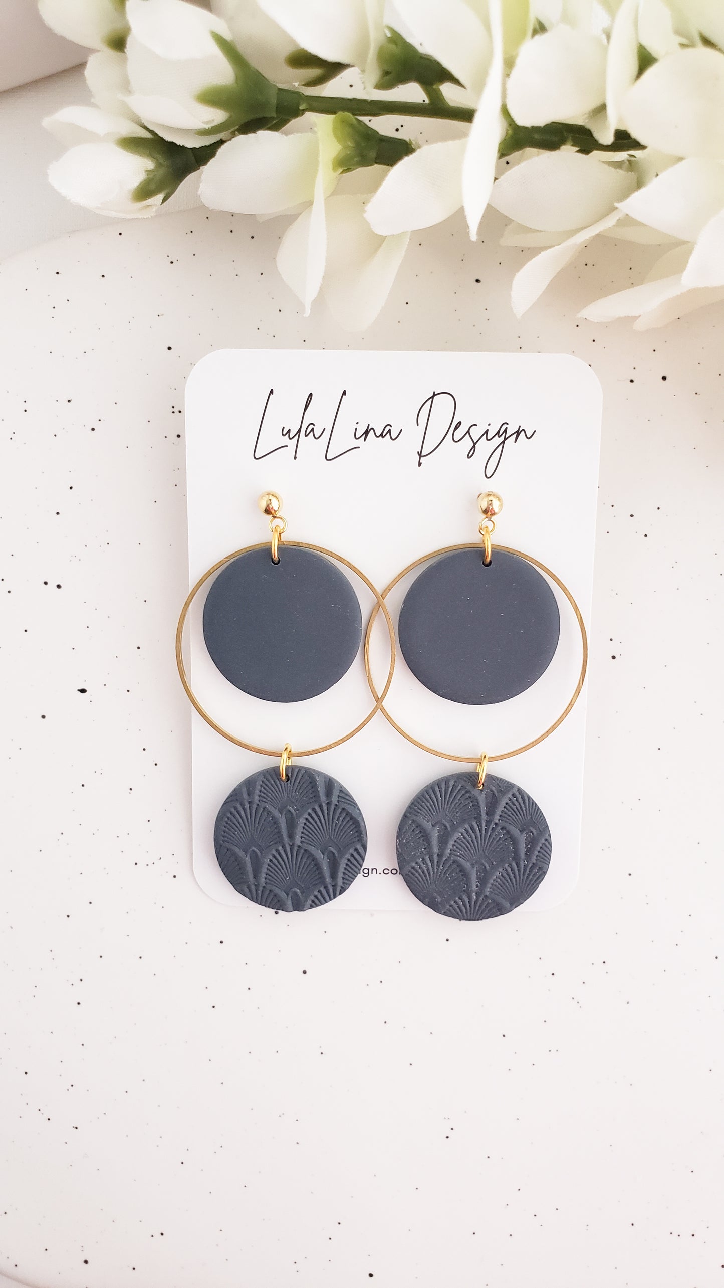 Double Circles in Slate Blue | Market Exclusives