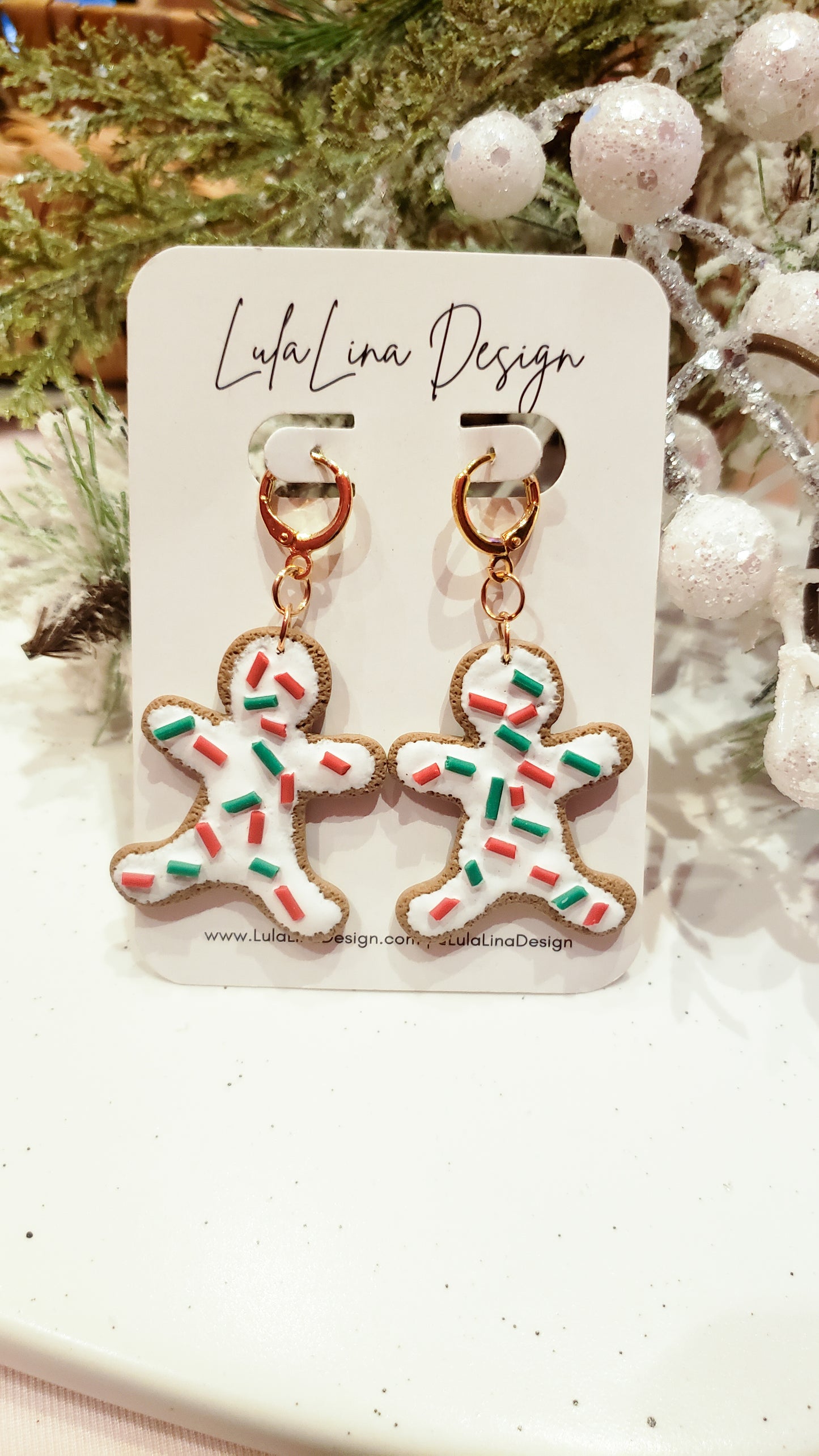 Gingerbread Cookie dangles