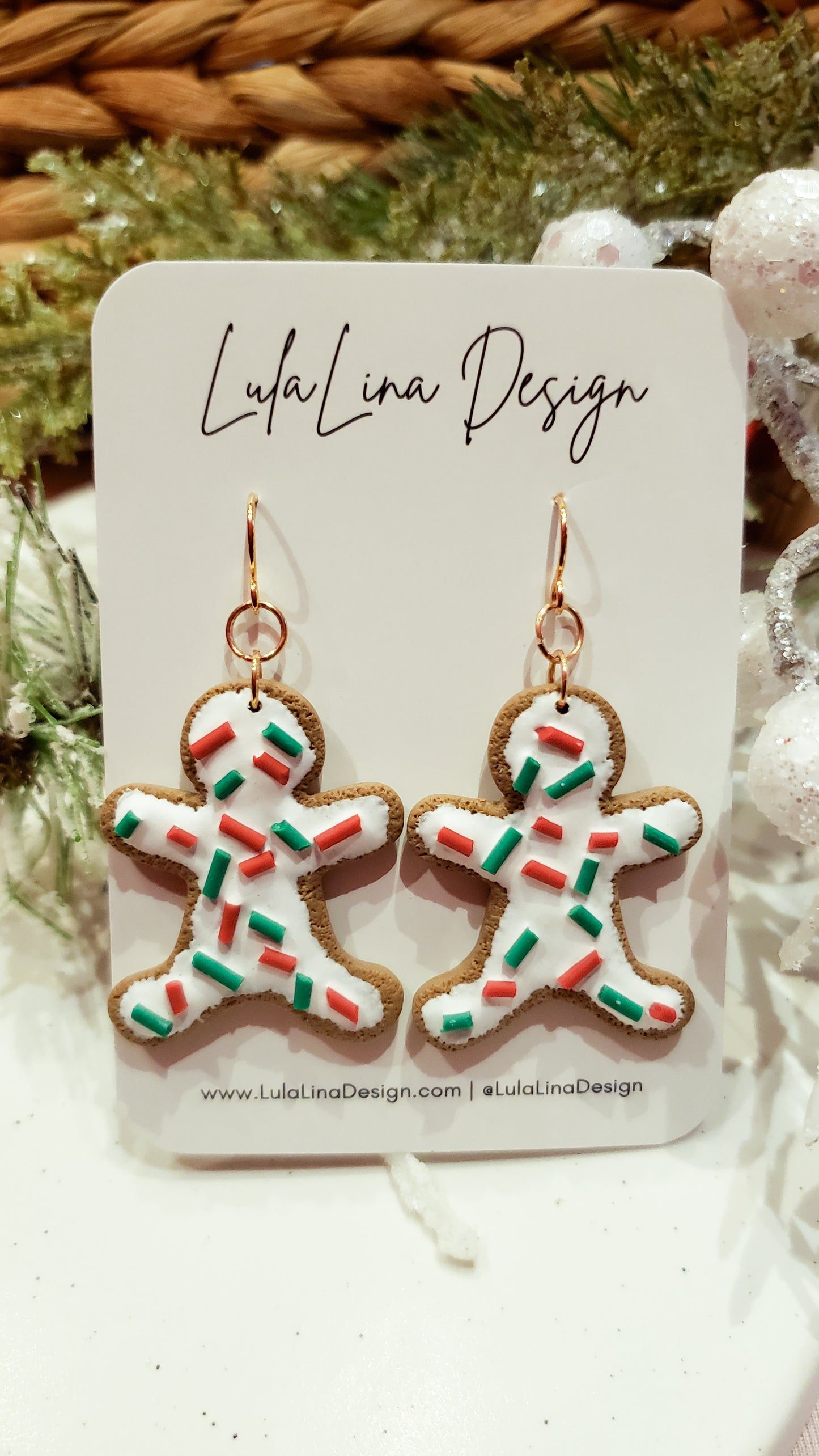 Gingerbread Cookie dangles