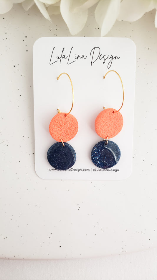 Astros Glitter Resin Circles | Everything Texas