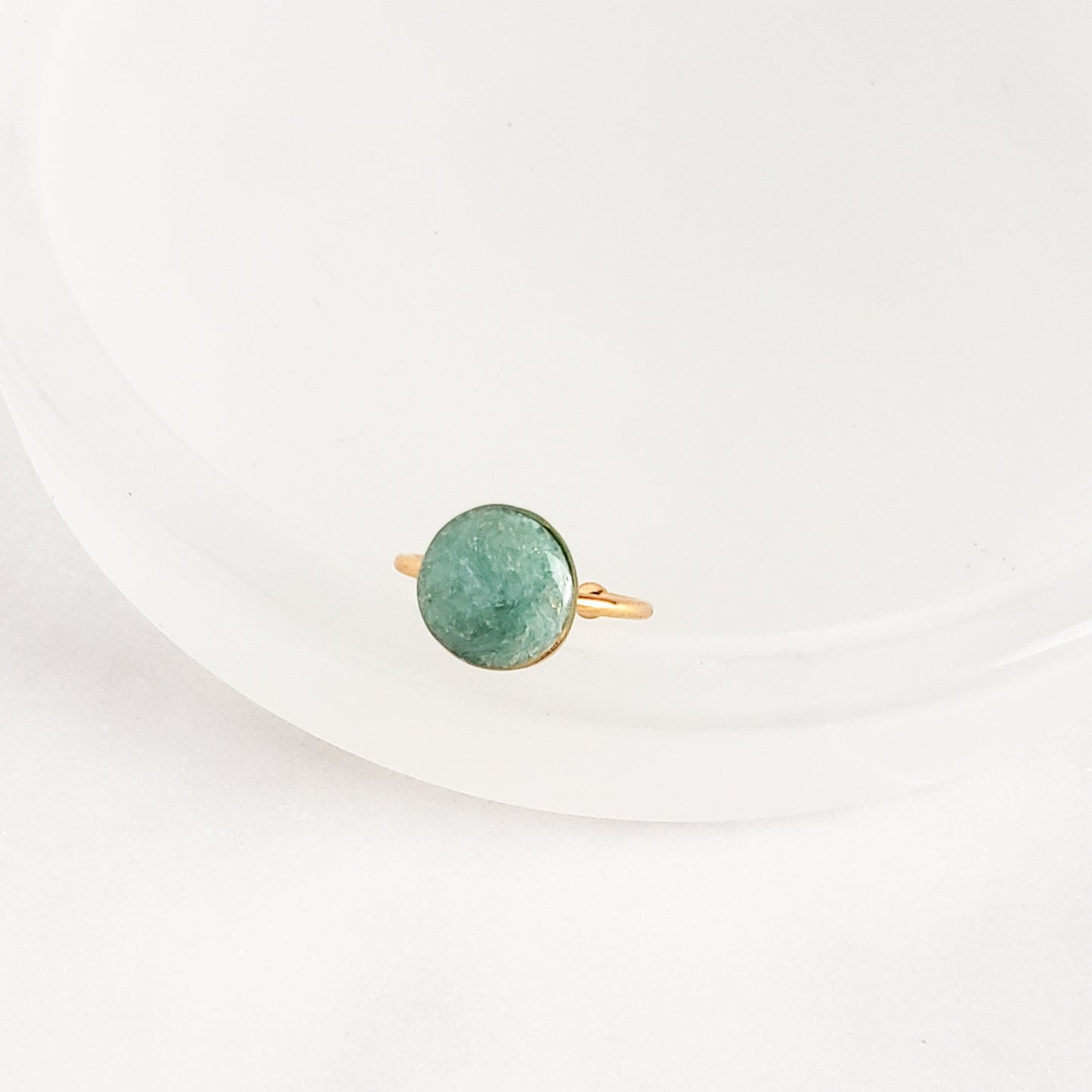 Blue Jade | Adjustable Ring