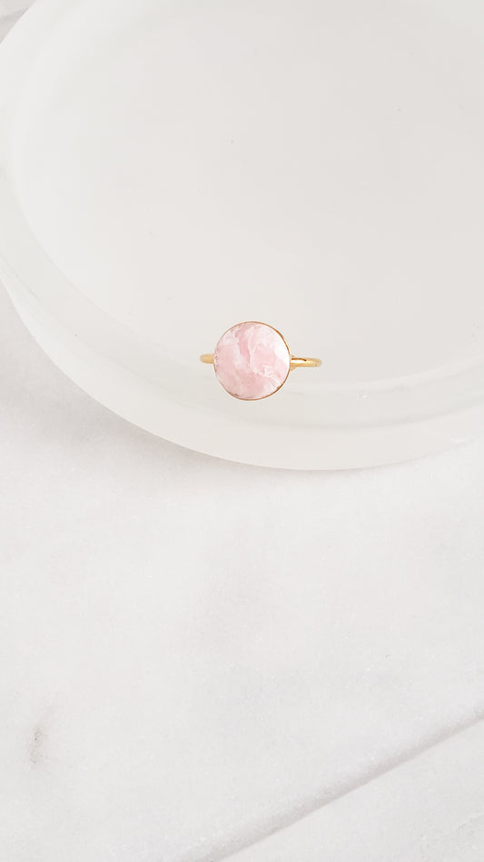 Rose Quartz | Adjustable Ring