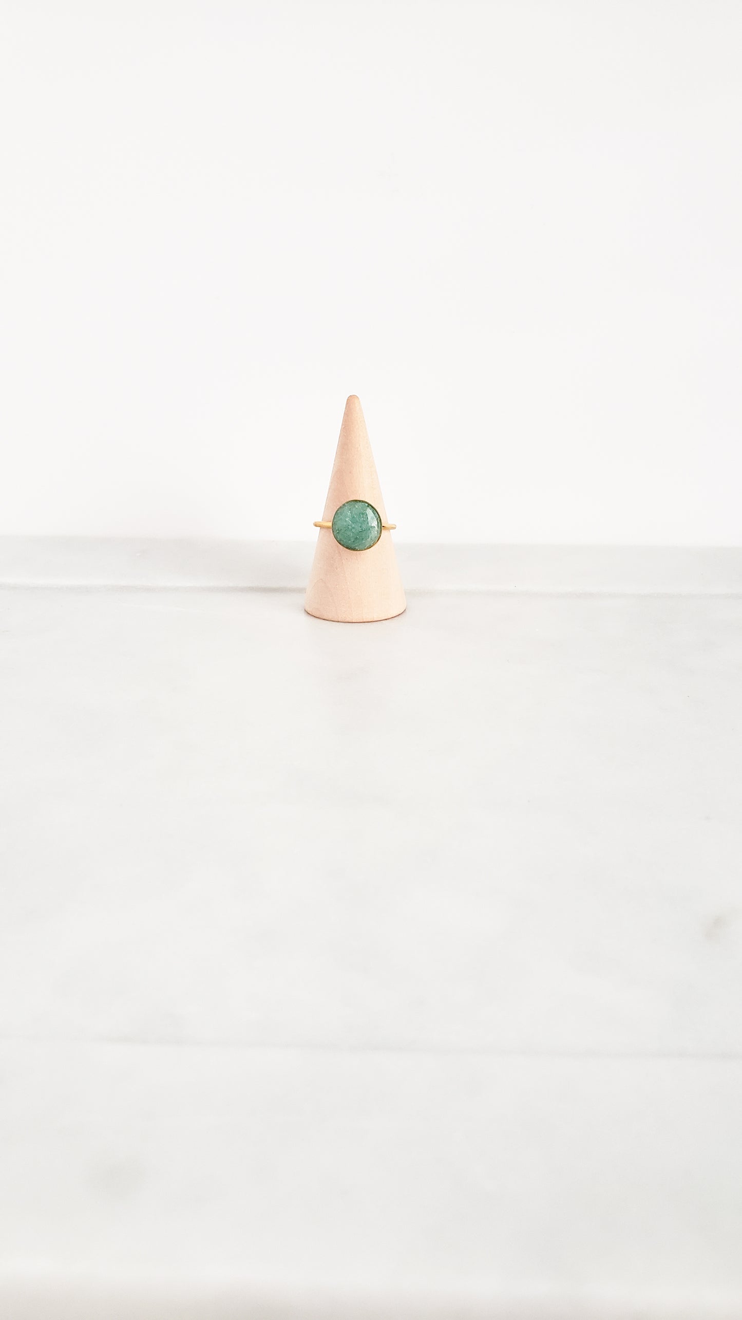 Blue Jade | Adjustable Ring