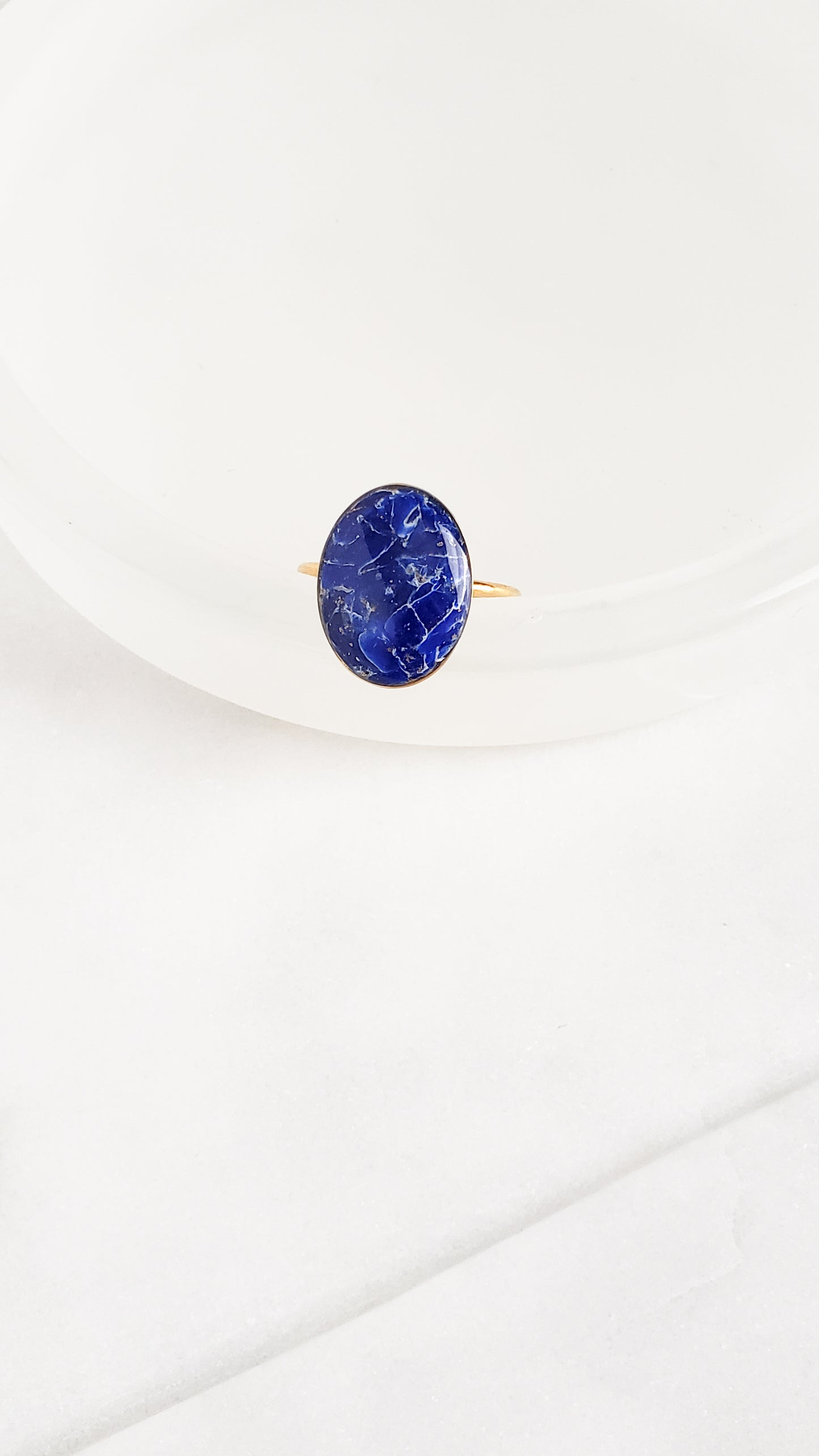 Lapis Lazuli | Adjustable Ring