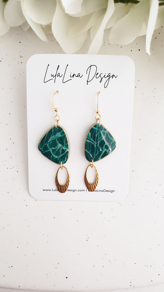 Stone Dangles | Emerald