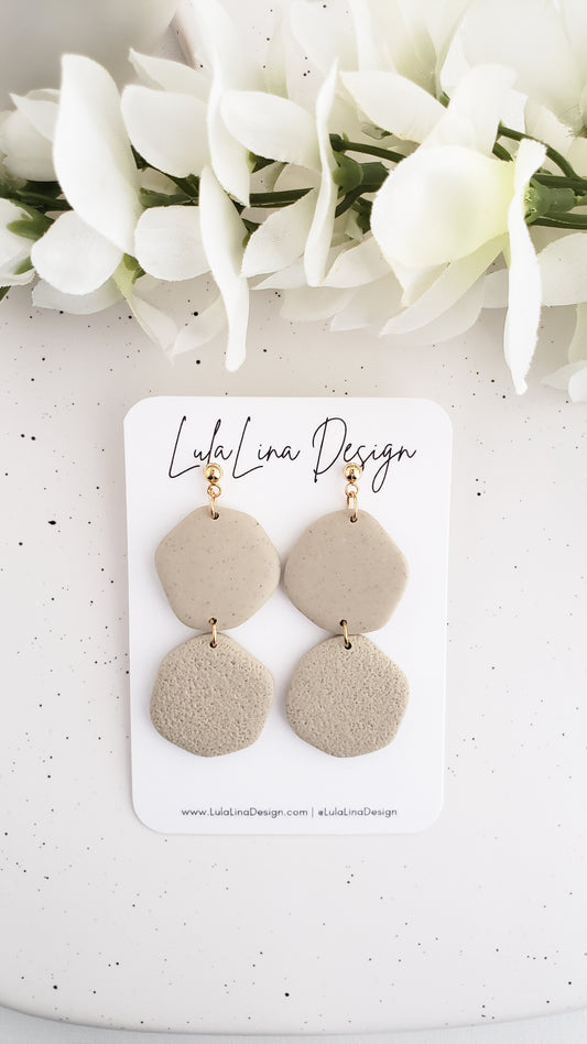 Pebble Dangles | Sand