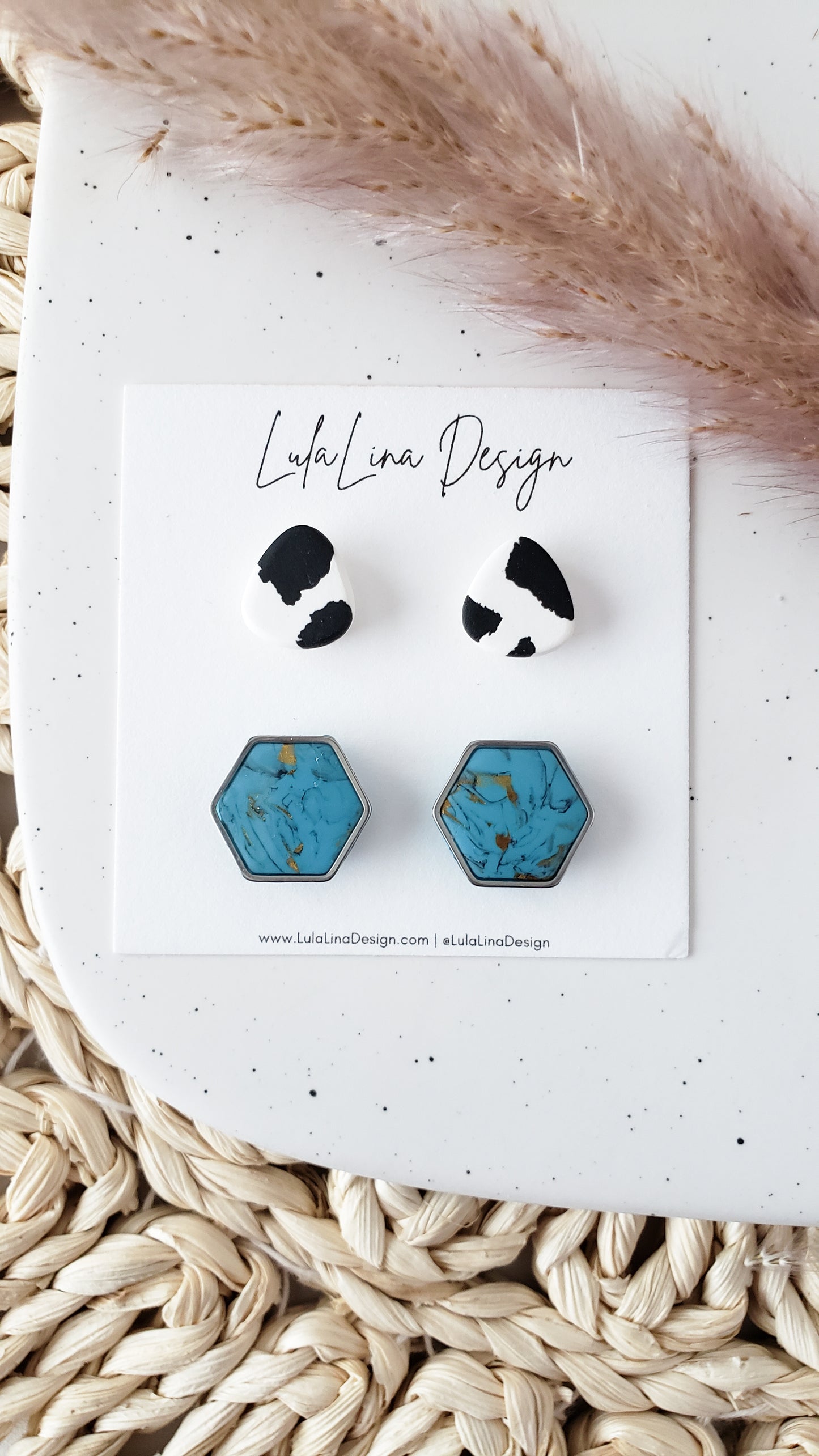 Stud Pack | Turquoise and Cow