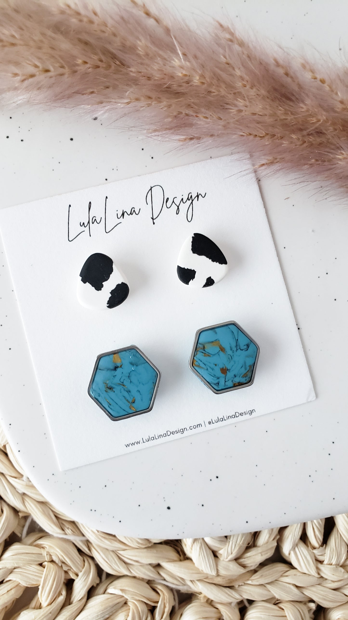 Stud Pack | Turquoise and Cow